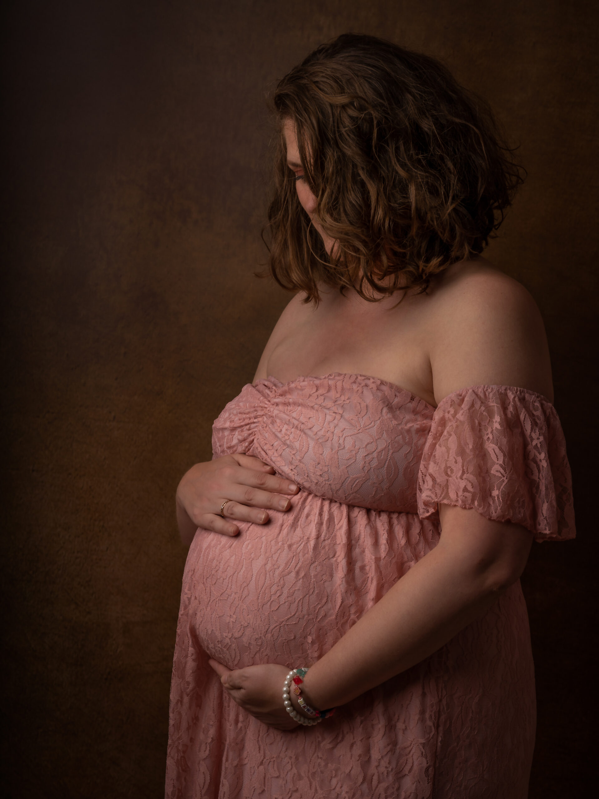 Fine Art zwangerschap studioportret