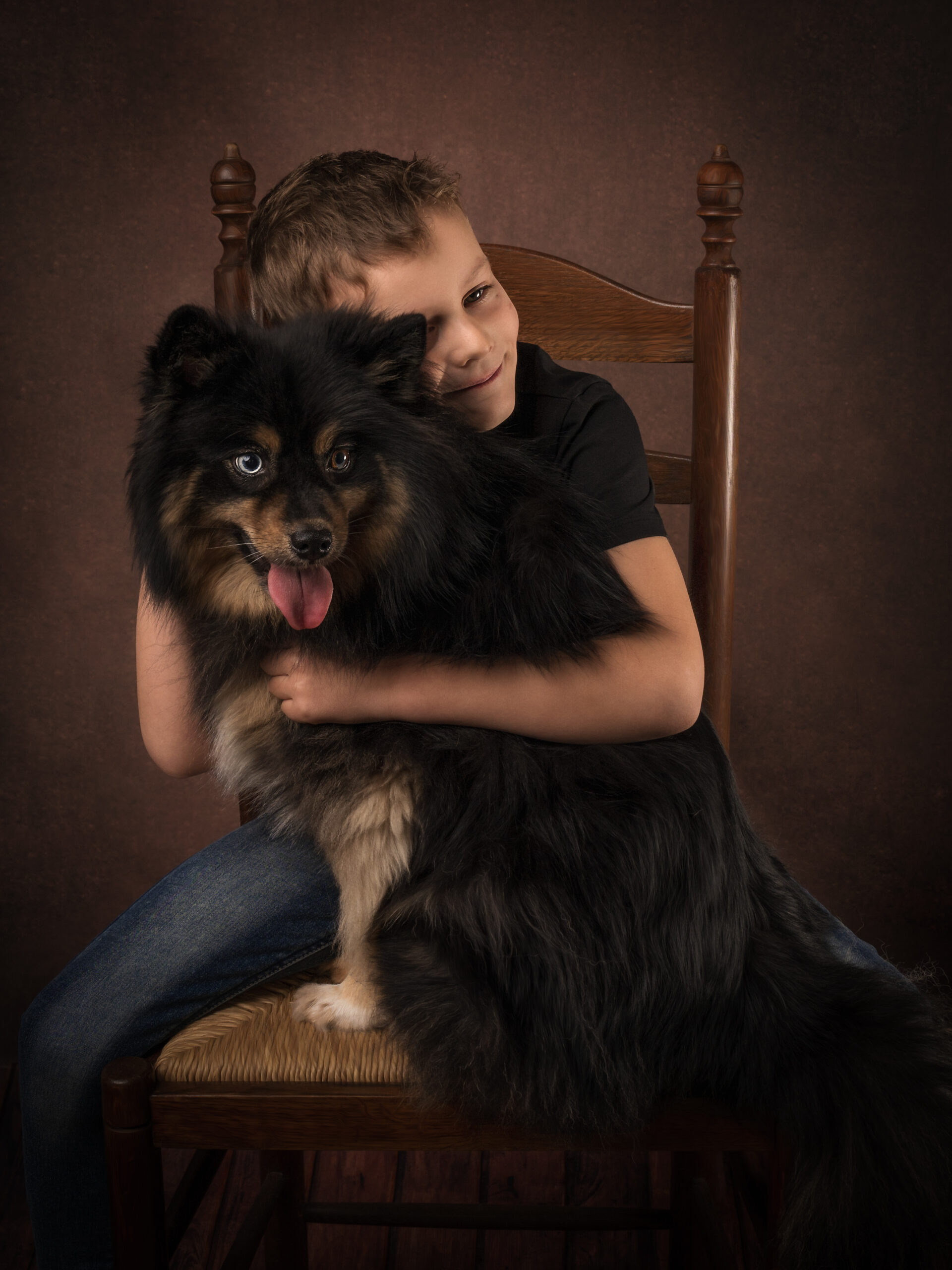 Fine Art Portret kind & huisdier studio Lotte Rietveld Fotografie